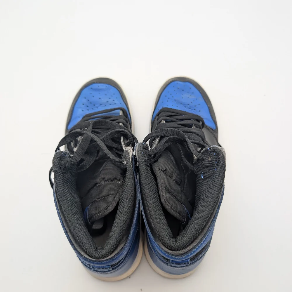 Jordan Men's Black and Blue Sneakers - Picture 9 of 10